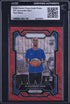 2024 Panini Prizm Draft Picks Red Wave Alexandre Sarr ROOKIE #52 CGC AUTH