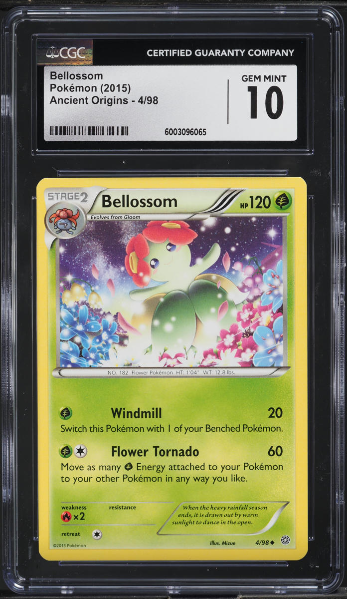 2015 Pokemon XY Ancient Origins Bellossom #4 CGC 10 GEM MINT