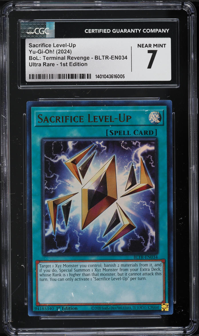 2024 Yu-Gi-Oh! Battles Legend Terminal Revenge 1st Ed Sacrifice Level-Up CGC 7