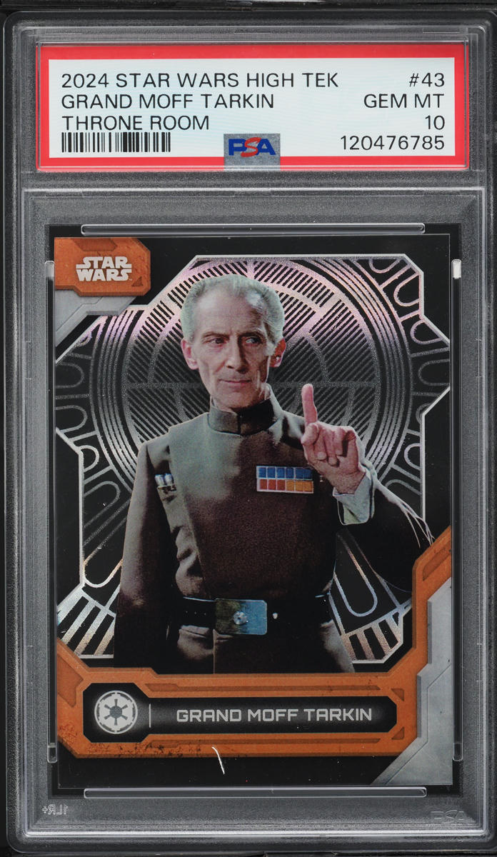 2024 Topps Star Wars High Tek Throne Room Grand Moff Tarkin #43 PSA 10 GEM MINT