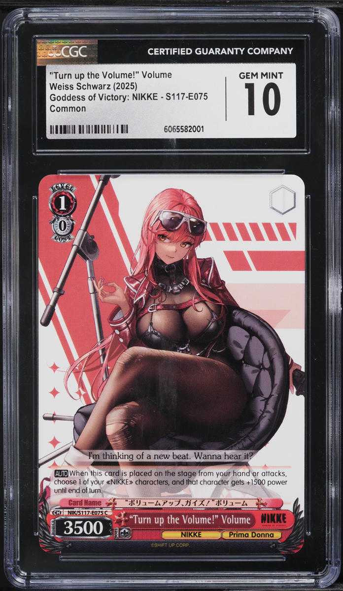 2025 Weiss Schwarz Goddess Of Victory: NIKKE "Turn Up The Volume!" Volume CGC 10