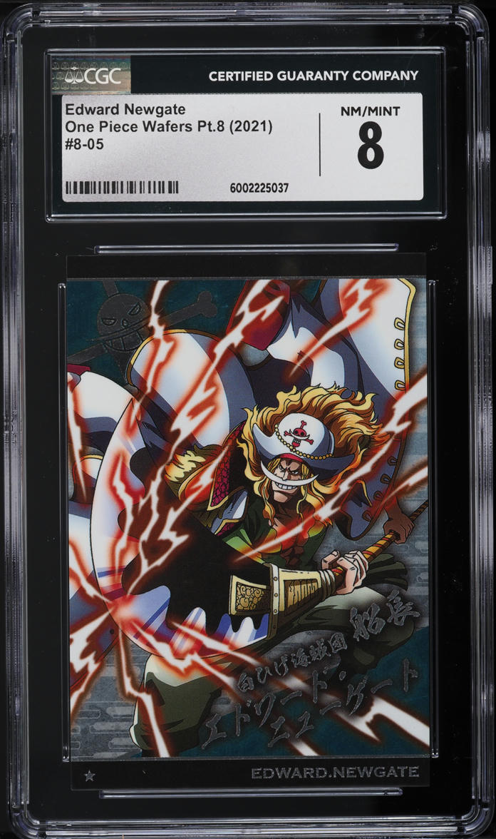 2021 One Piece Wafers Japanese Part 8 Edward Newgate #8-05 CGC 8 NM-MT