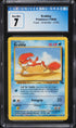 1999 Pokemon Fossil Krabby #51 CGC 7 NRMT