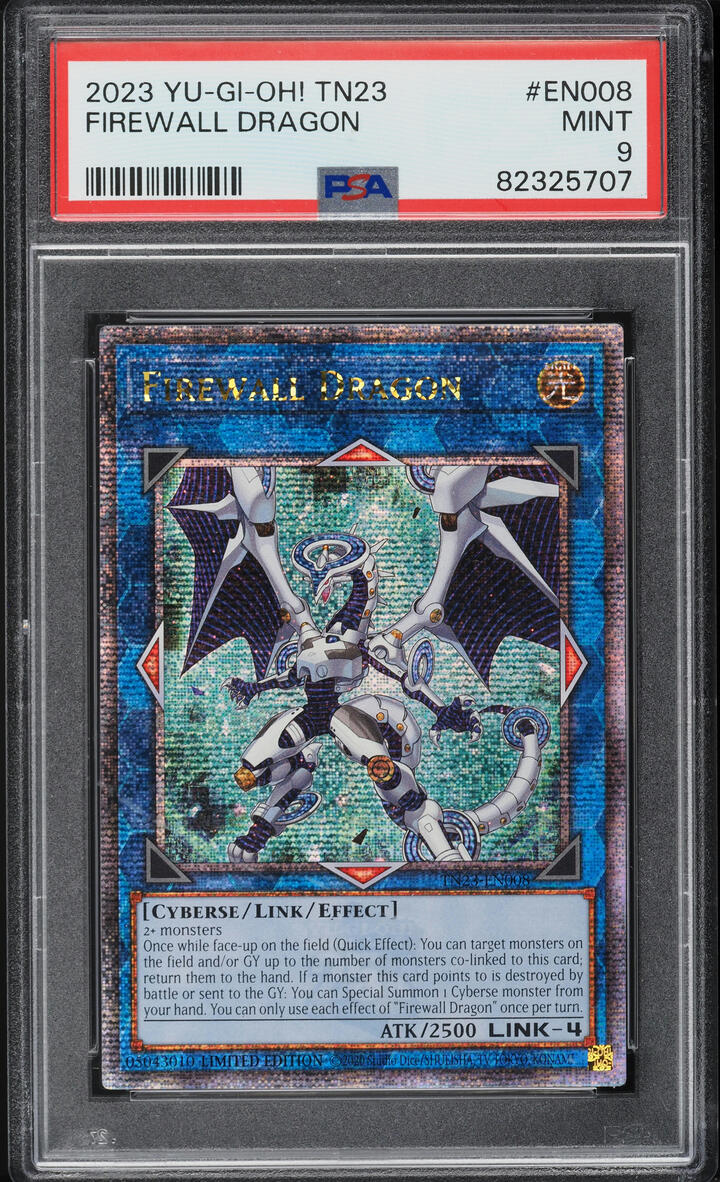 2023 Yu-Gi-Oh! TN23 25th Anniversary Firewall Dragon #TN23-EN008 PSA 9 MINT