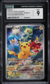 2022 Pokemon Japanese Scarlet & Violet Promo Pre-Order Pikachu #1 CGC 9 MINT