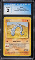 1999 Pokemon Base Set Onix #56 CGC 3 VG