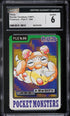 1997 Pokemon Japanese Pocket Monsters Carddass Paras #46 CGC 6 EXMT