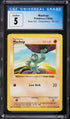 1999 Pokemon Base Set Shadowless Machop #52 CGC 5 EX