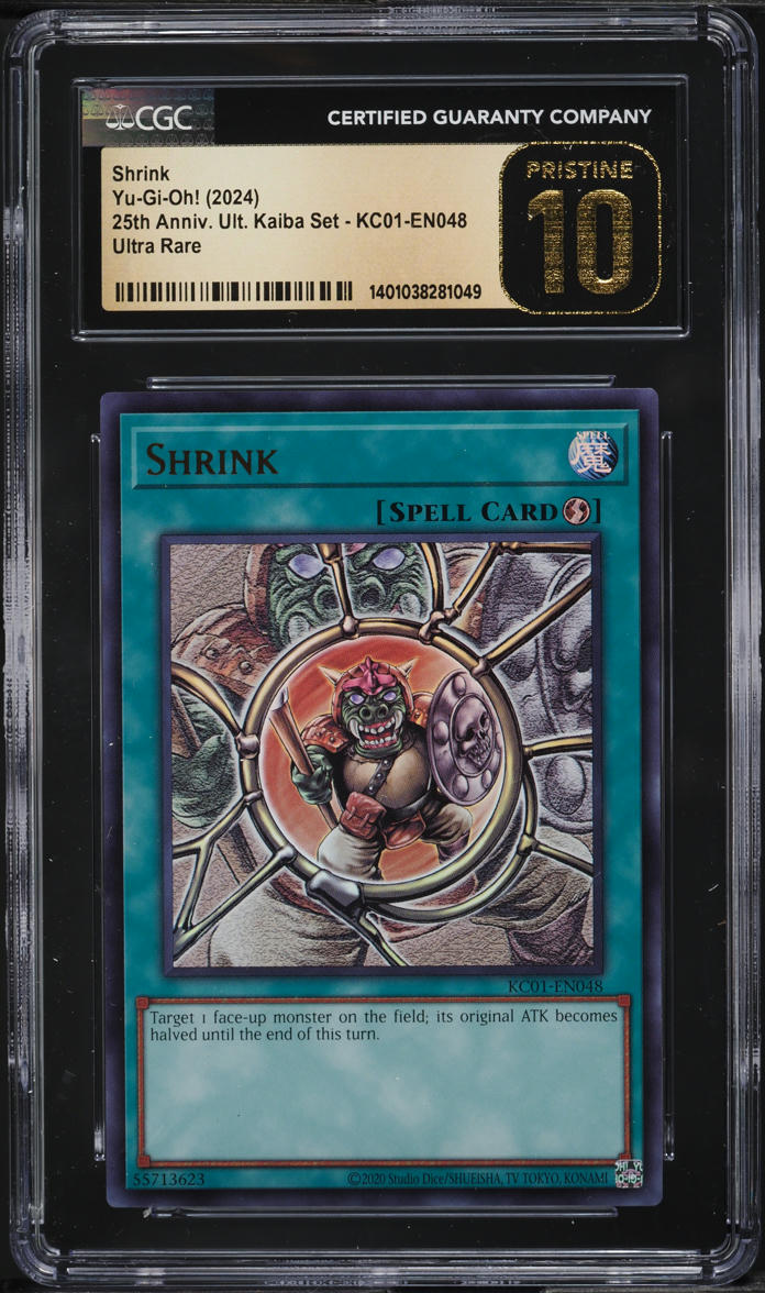 2024 Yu-Gi-Oh! 25th Ultimate Kaiba Set Shrink #KC01-EN048 CGC 10 PRISTINE