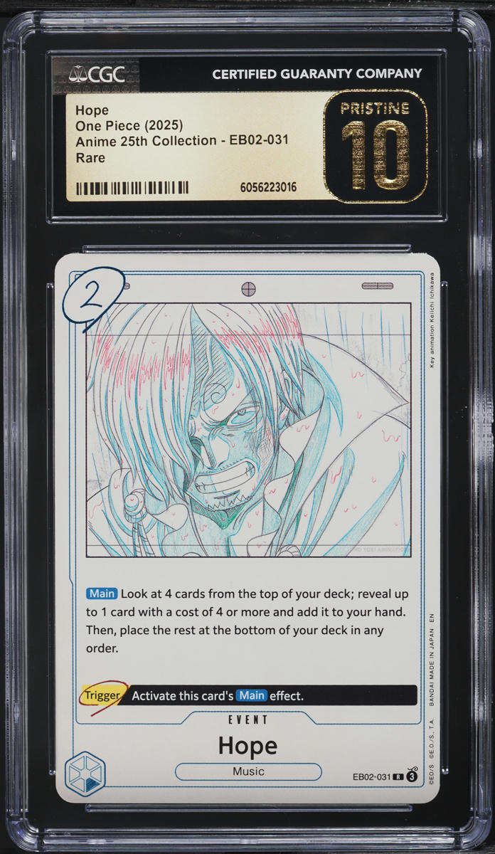 2025 One Piece Anime 25th Collection Hope #EB02-031 CGC 10 PRISTINE