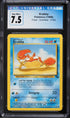 1999 Pokemon Fossil Krabby #51 CGC 7.5 NRMT+