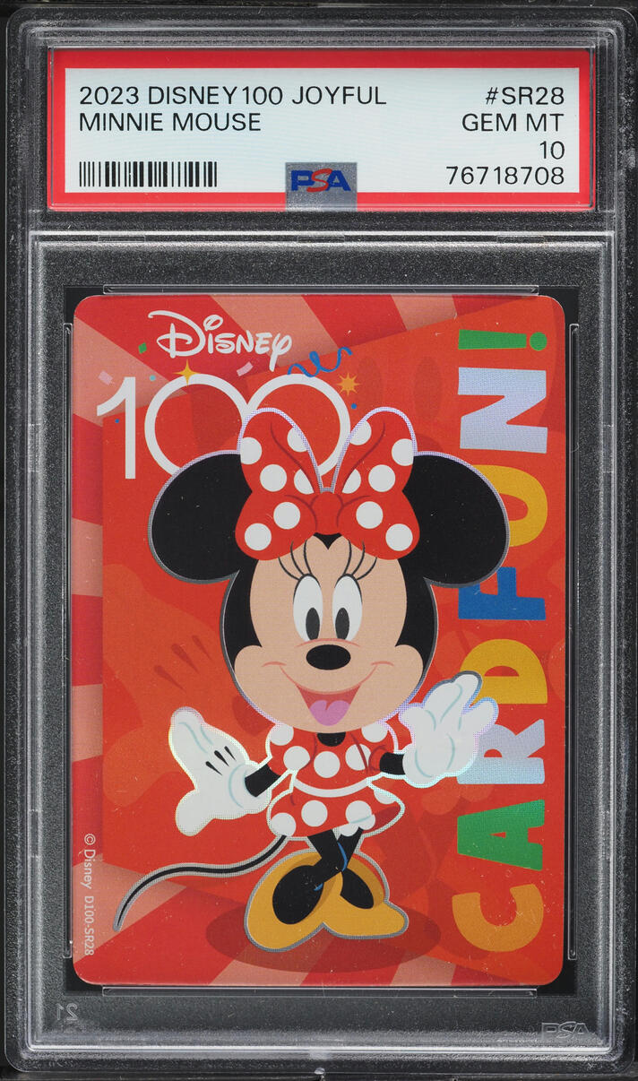 2023 Card.Fun Disney100 Joyful Minnie Mouse #D100-SR28 PSA 10 GEM MINT