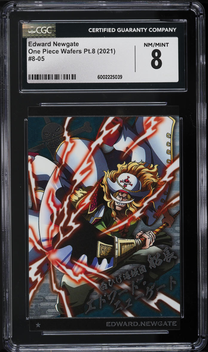 2021 One Piece Wafers Japanese Part 8 Edward Newgate #8-05 CGC 8 NM-MT