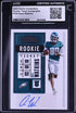2020 Panini Contenders Ticket Quez Watkins ROOKIE AUTO #164 CGC AUTH