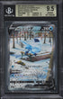 2021 Pokemon Japanese SWSH Eevee Heroes Secret Rare Glaceon V #077 BGS 9.5 GEM