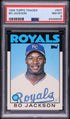 1986 Topps Traded Bo Jackson ROOKIE #50T PSA 8 NM-MT