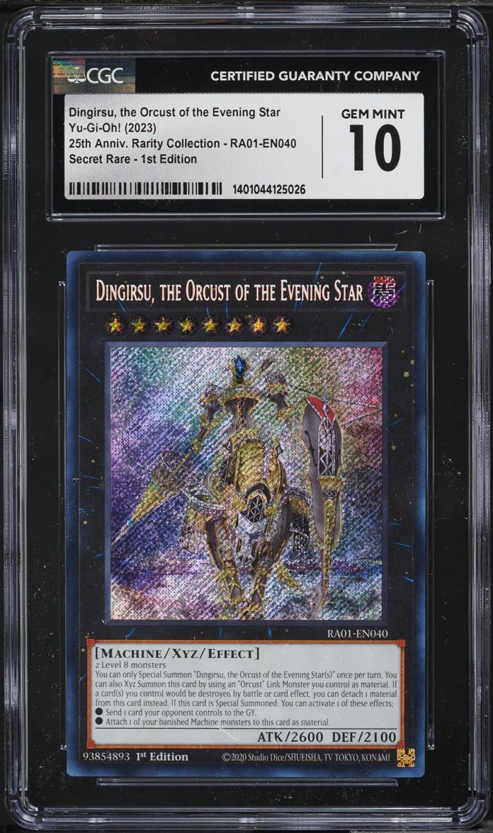 2023 Yu-Gi-Oh! 25th RA01 1st Ed Dingirsu Orcust Evening Star #RA01-EN040 CGC 10