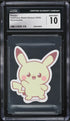 2025 Pokemon Japanese PokePeace Mobile Stickers Pikachu CGC 10 GEM MINT