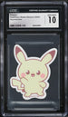 2025 Pokemon Japanese PokePeace Mobile Stickers Pikachu CGC 10 GEM MINT