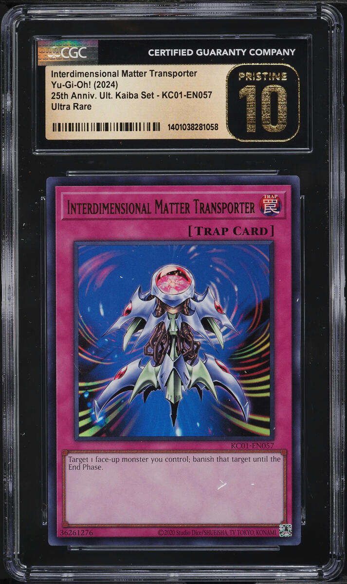 2024 Yu-Gi-Oh! KC01 Interdimensional Matter Transporter #KC01-EN057 CGC 10