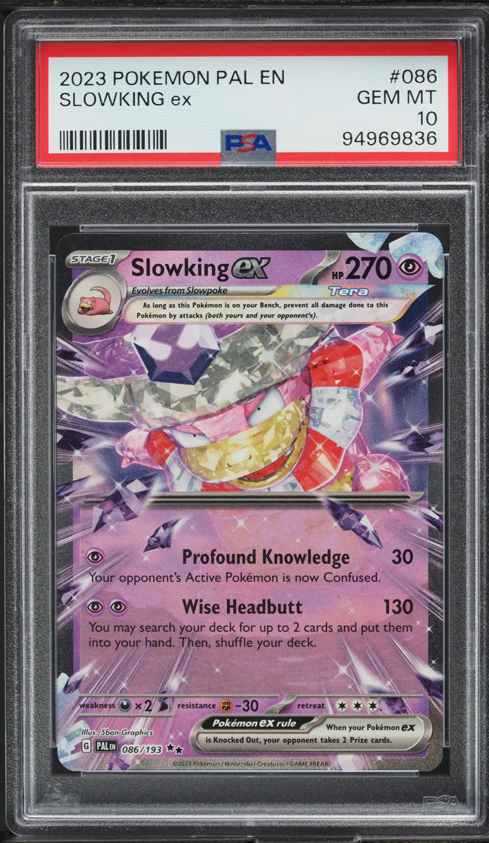 2023 Pokemon Scarlet & Violet Paldea Evolved Slowking ex #86 PSA 10 GEM MINT