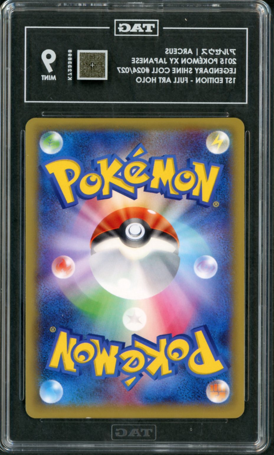 2015 Pokemon Legendary Shine Collection 1st Edition Arceus #36 TAG 9