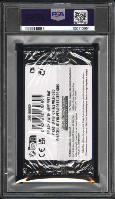 2023 Pokemon SV Black Star Promo Van Gogh Pikachu With Grey Felt Hat #85 PSA 10