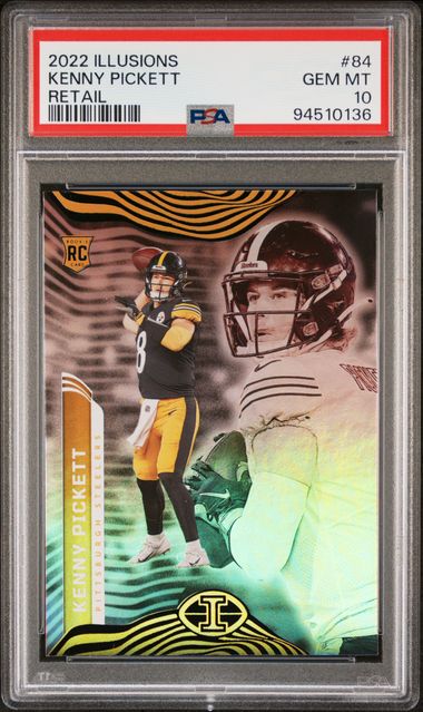 2022 Panini Illusions Retail Kenny Pickett #84 PSA 10