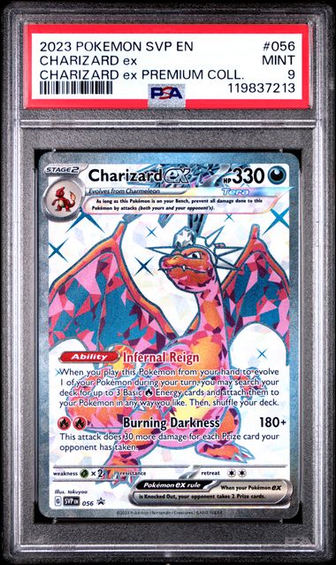 2023 Pokemon Premium Collection Charizard Ex #56 PSA 9