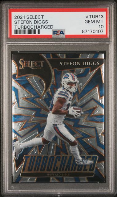 2021 Panini Select Turbocharged Stefon Diggs #TUR-13 PSA 10