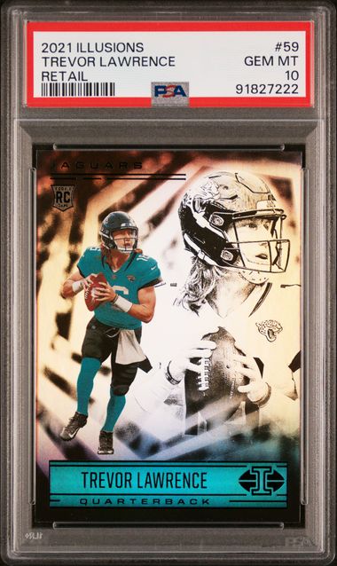 2021 Panini Illusions Retail Trevor Lawrence #59 PSA 10