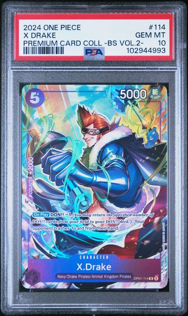 2024 One Piece Premium Card Collection X Drake #114 PSA 10
