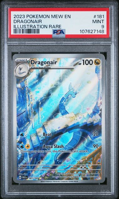 2023 Pokemon 151 Illustration Rare Dragonair #181 PSA 9
