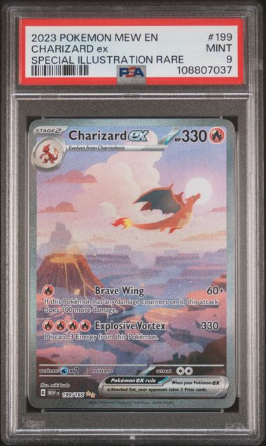 2023 Pokemon 151 SIR Charizard Ex #199 PSA 9